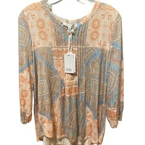 Rose + Olive Long Sleeve Top